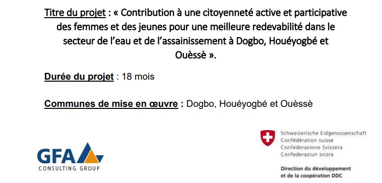 FICHE PROJET  Contribution à une citoyenneté active et participative